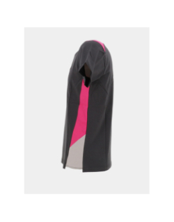 T-shirt lincoln gris rose homme - Helvetica