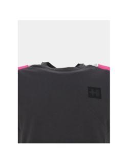 T-shirt lincoln gris rose homme - Helvetica