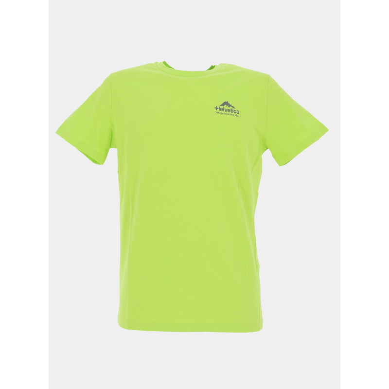 T-shirt yucatan vert homme - Helvetica