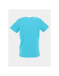 T-shirt yucatan bleu turquoise homme - Helvetica