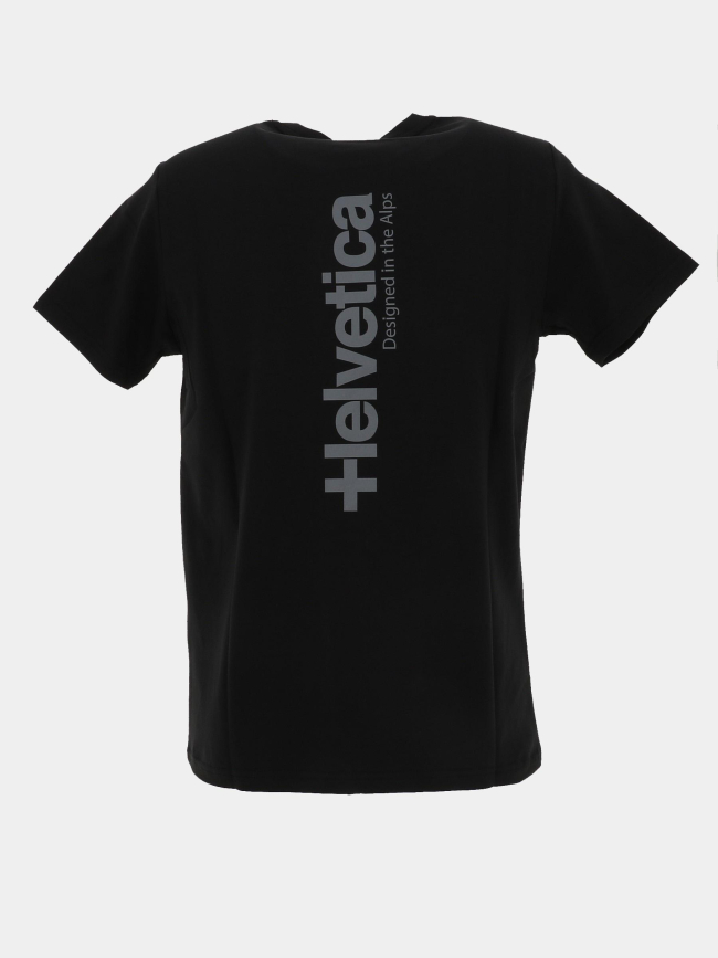 T-shirt quintana noir homme - Helvetica