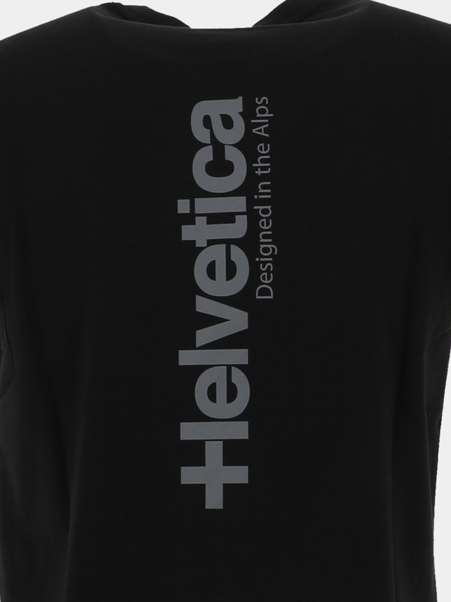 T-shirt quintana noir homme - Helvetica