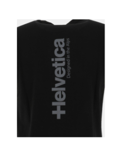 T-shirt quintana noir homme - Helvetica