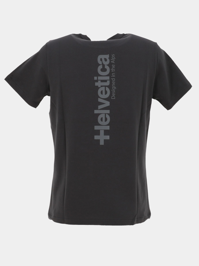 T-shirt quintana gris anthracite homme - Helvetica