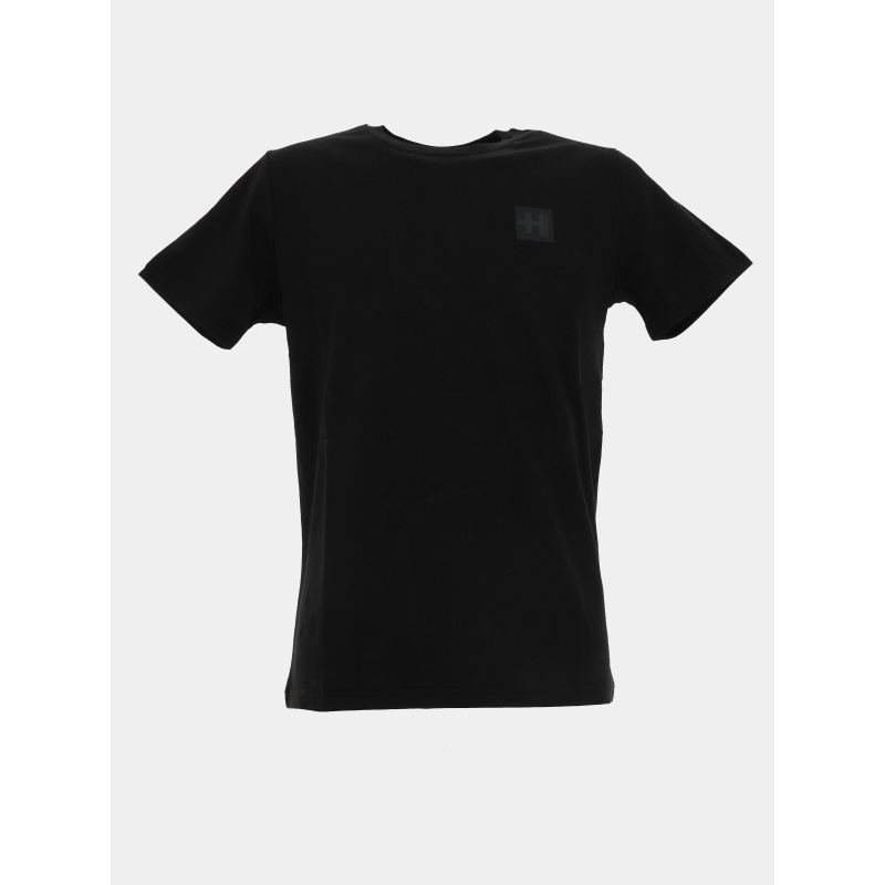 T-shirt à manches courtes limon noir homme - Helvetica