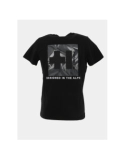 T-shirt à manches courtes limon noir homme - Helvetica