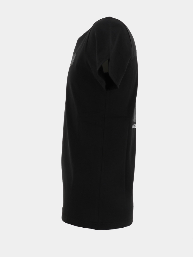 T-shirt à manches courtes limon noir homme - Helvetica