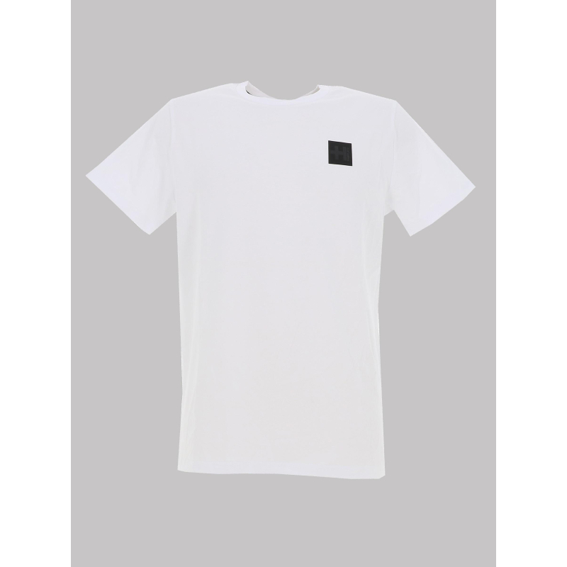 T-shirt à manches courtes limon blanc homme - Helvetica
