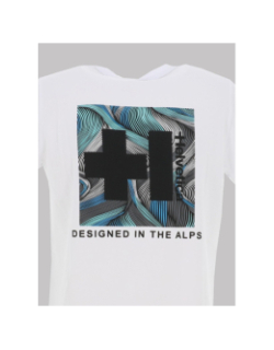 T-shirt à manches courtes limon blanc homme - Helvetica