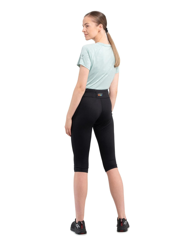 Collants de running capri maakesi noir femme - Rukka