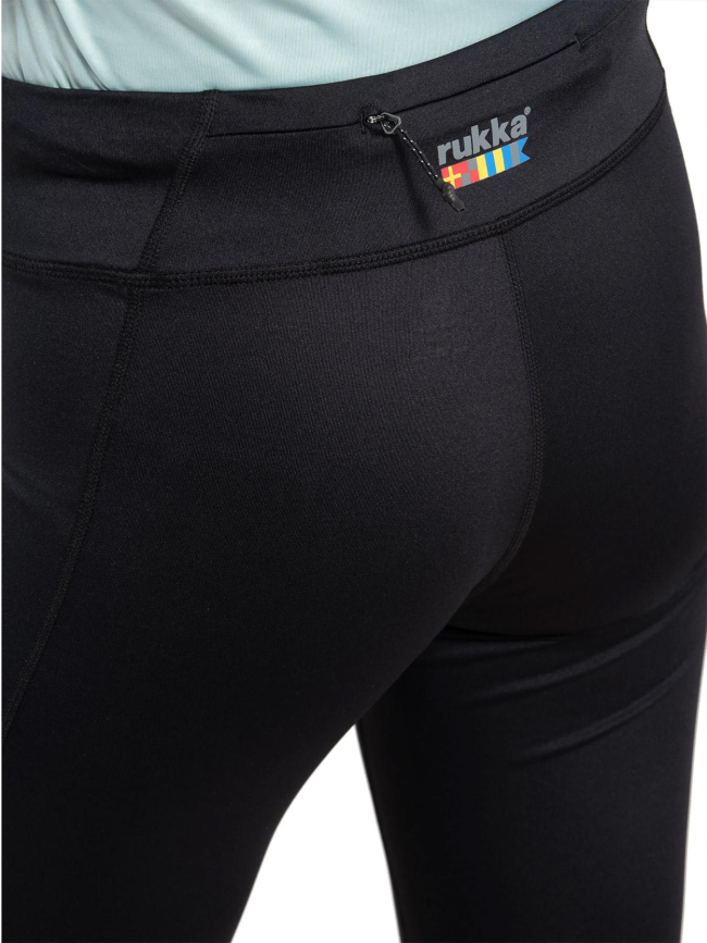 Collants de running capri maakesi noir femme - Rukka