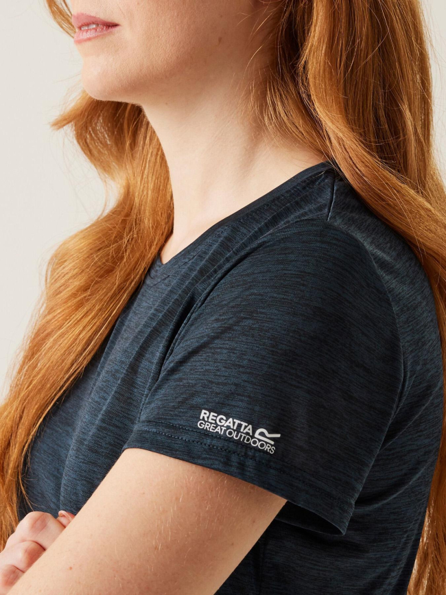 T-shirt de randonnée fingal bleu marine femme - Regatta