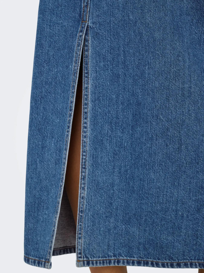 Pantacourt large lumi midi bleu femme - Only