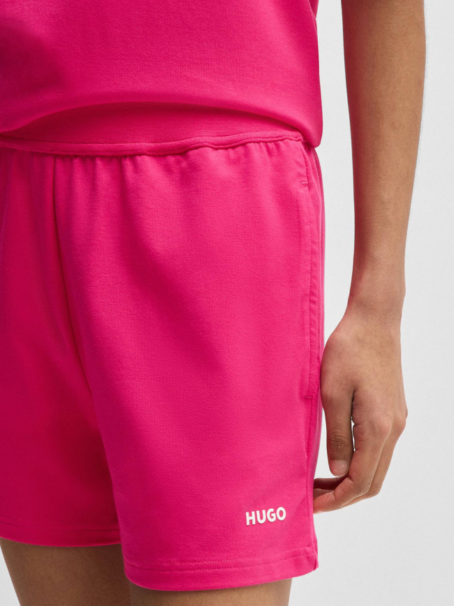 Short jogging shuffle rose femme - Hugo