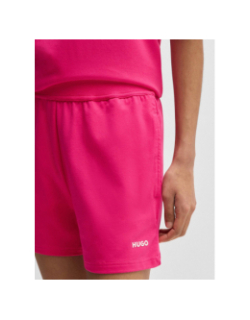 Short jogging shuffle rose femme - Hugo