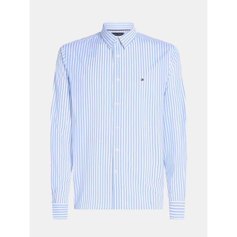Chemise rayée performance bleu homme - Tommy Hilfiger