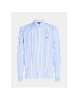 Chemise rayée performance bleu homme - Tommy Hilfiger