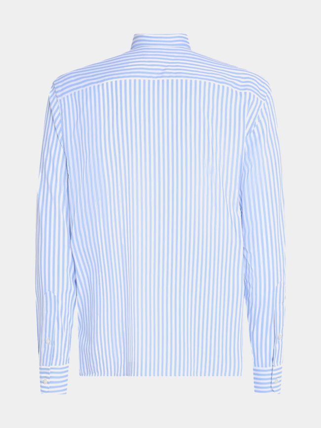 Chemise rayée performance bleu homme - Tommy Hilfiger