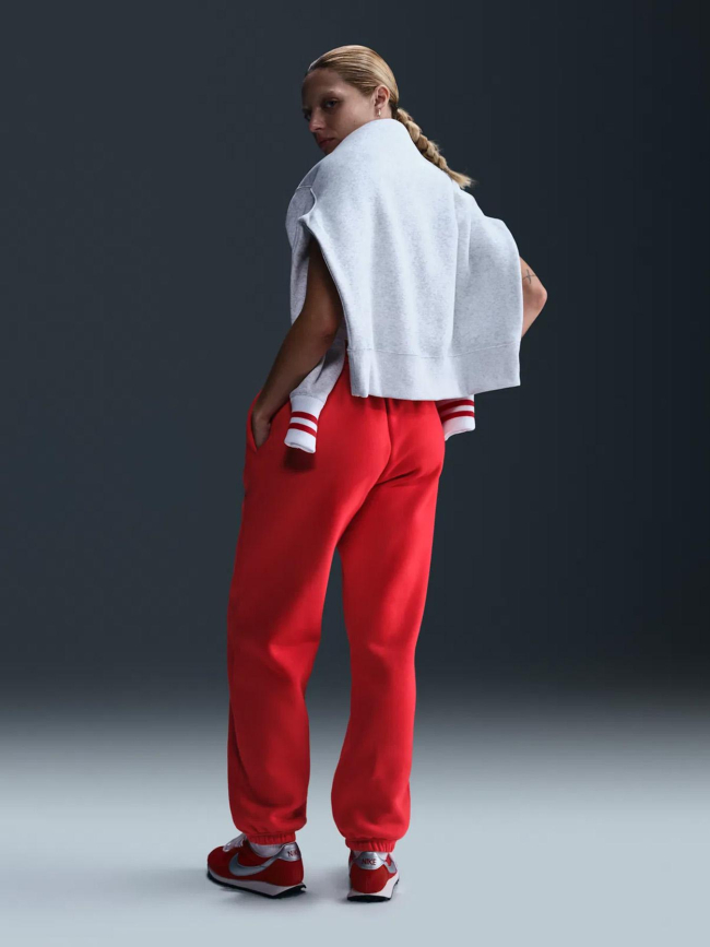 Pantalon jogging oversize phoenix fleece rouge femme - Nike