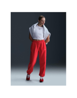 Pantalon jogging oversize phoenix fleece rouge femme - Nike