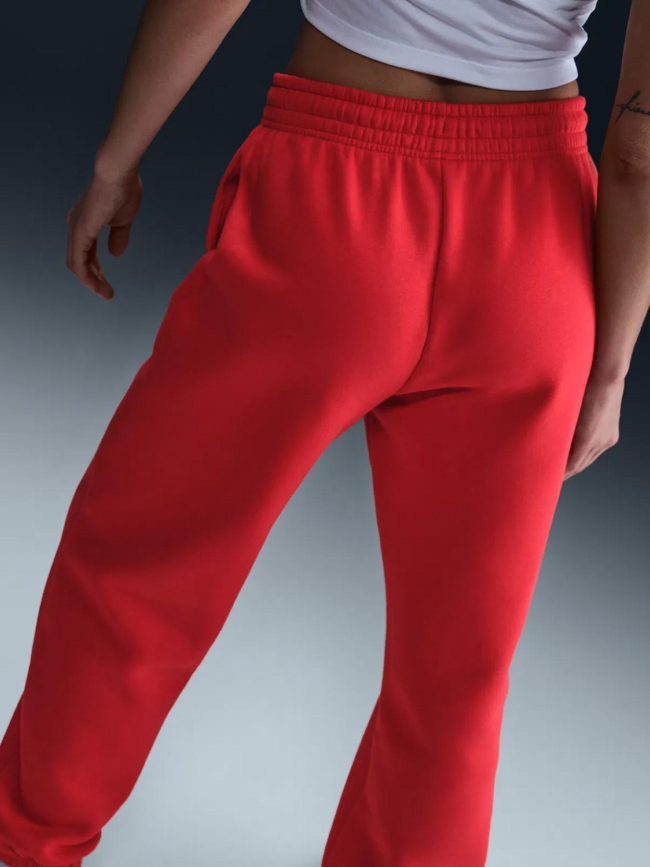 Pantalon jogging oversize phoenix fleece rouge femme - Nike
