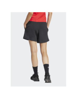Short de sport molleton lin ft noir femme - Adidas