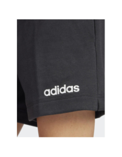 Short de sport molleton lin ft noir femme - Adidas