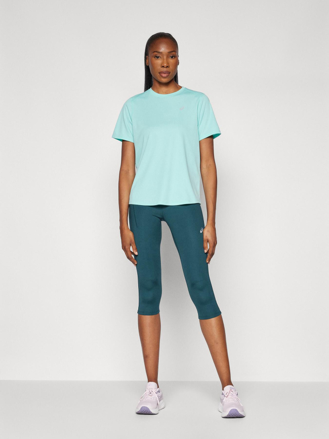 T-shirt de sport à manches courtes core vert d'eau femme - Asics