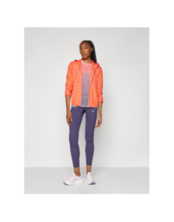 Veste de running zippé à capuche core corail femme - Asics
