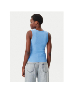 Débardeur côtelé essential bleu femme - Tommy Jeans