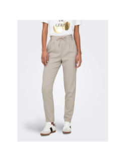 Pantalon poptrash aiden beige femme - Only