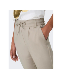 Pantalon poptrash aiden beige femme - Only