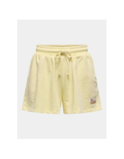 Short jogging washed minna jaune femme - Only