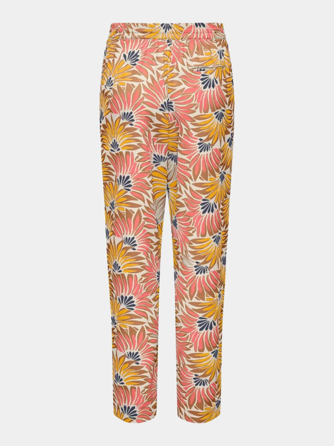 Pantalon fluide imprimé hollie multicolore femme - Only