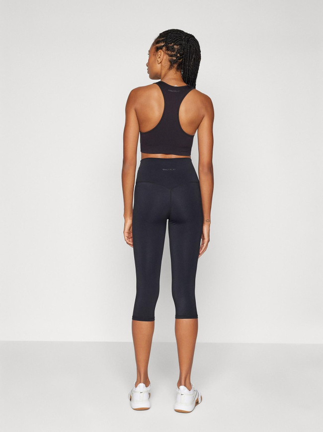 Legging court jam 3 sana noir femme - Only Play