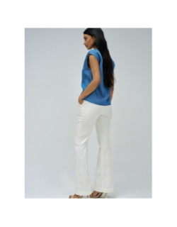 Top lightdenim bleu femme - Salsa