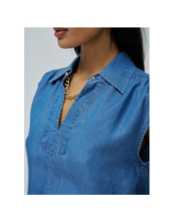 Top lightdenim bleu femme - Salsa