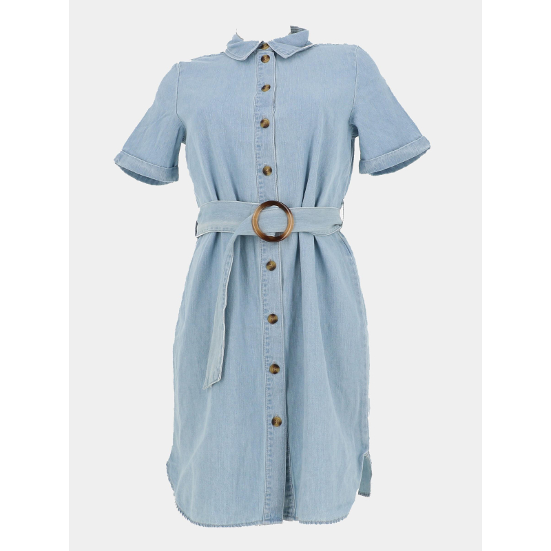 Robe courte en denim vmsylvia bleu femme - Vero Moda