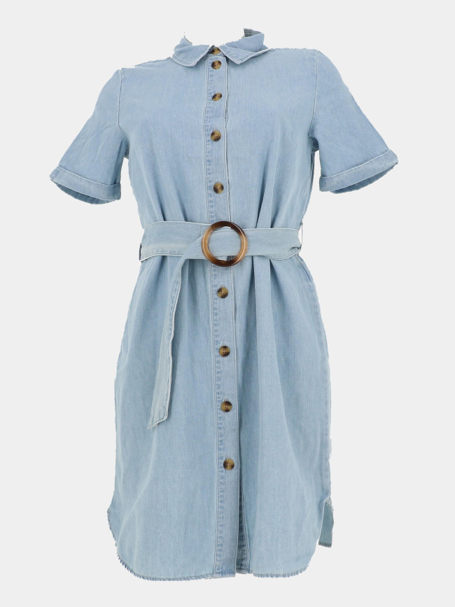 Robe courte en denim vmsylvia bleu femme - Vero Moda