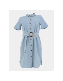 Robe courte en denim vmsylvia bleu femme - Vero Moda