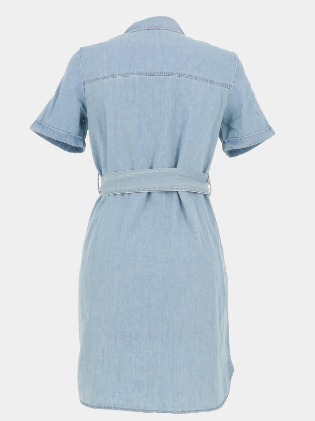 Robe courte en denim vmsylvia bleu femme - Vero Moda