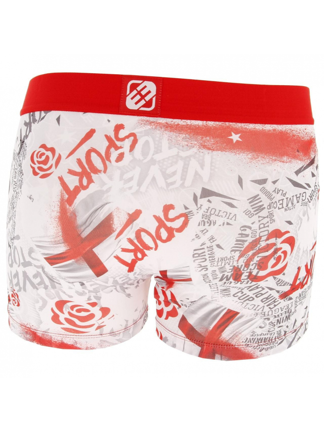 Pack 2 boxers world cup blanc/rouge/noir garçon - Freegun