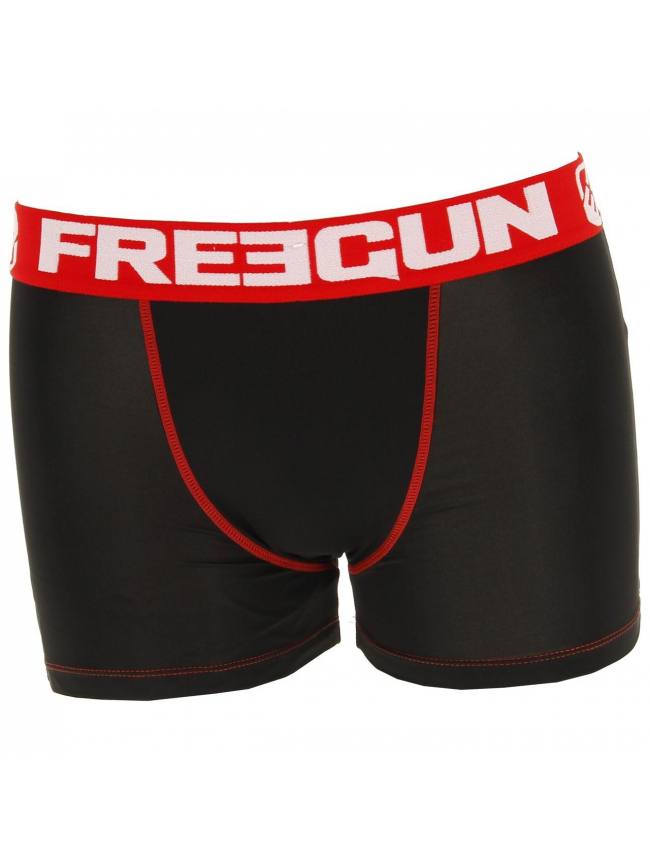 Pack 2 boxers world cup blanc/rouge/noir garçon - Freegun