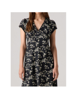 Robe courte à fleurs myla noir femme - Levi's