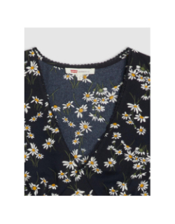 Robe courte à fleurs myla noir femme - Levi's