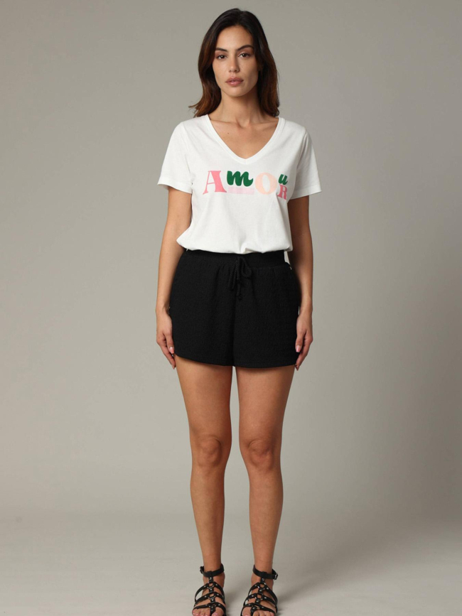 Short kaissy noir femme - Deeluxe