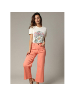 T-shirt summdays blanc écru femme - Deeluxe