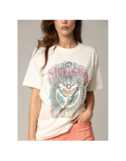 T-shirt summdays blanc écru femme - Deeluxe