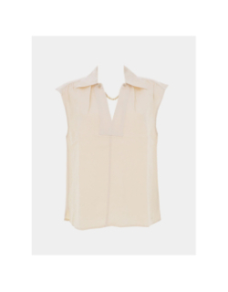 Top lightdenim beige femme - Salsa