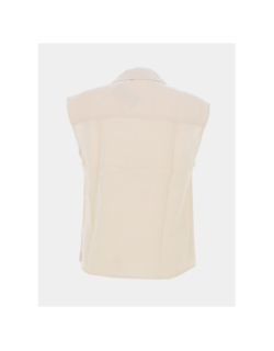 Top lightdenim beige femme - Salsa